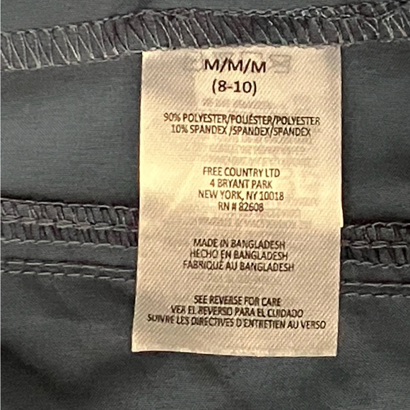 New, Free Country Women's Plus Bermuda Board Short Navy M - Picture 9 of 10